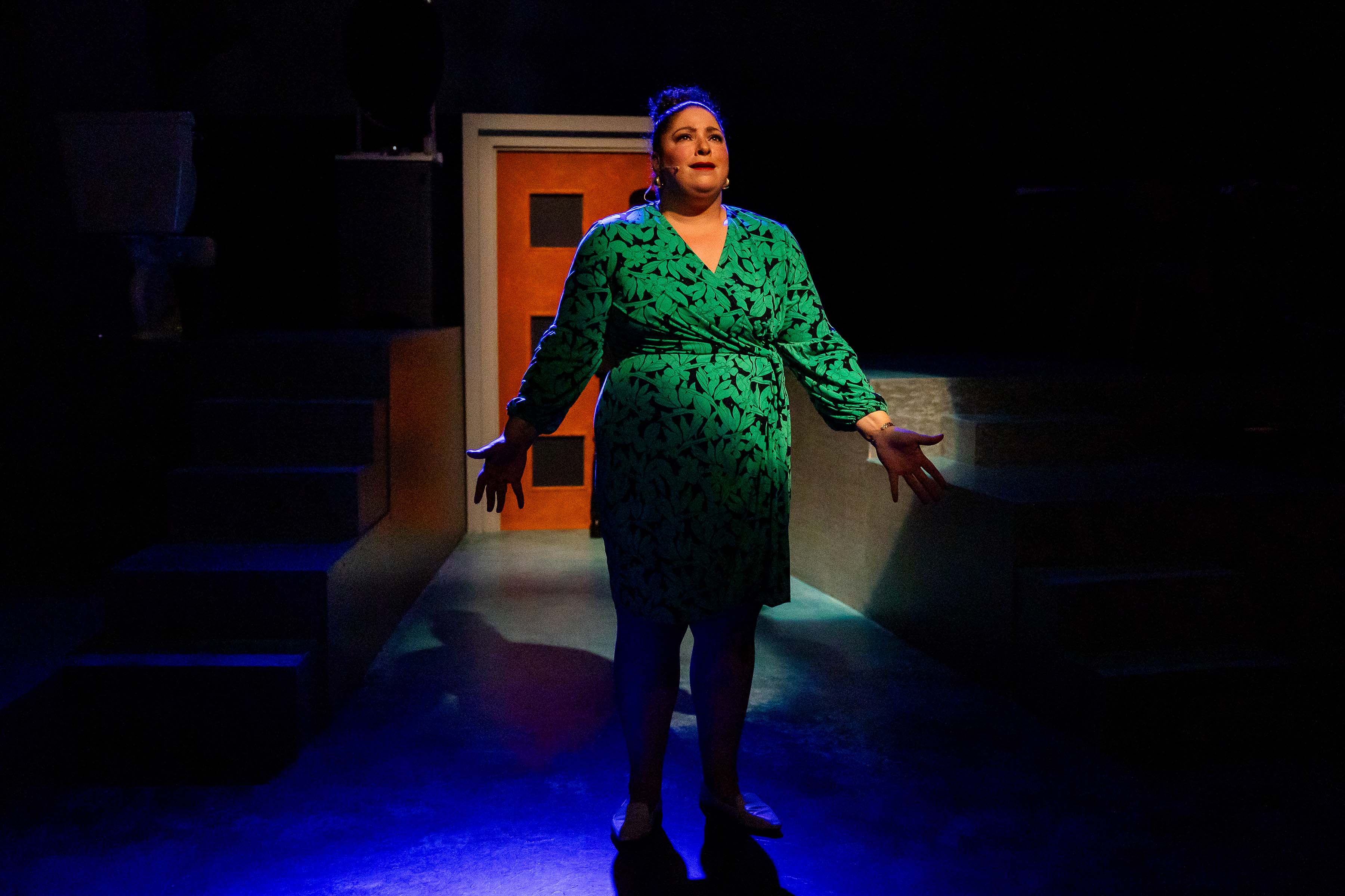 Sherée Marcelle in Central Square Theater and Front Porch Arts Collective&#039;s production of &quot;next to normal&quot;. Photo: Maggie Hall.