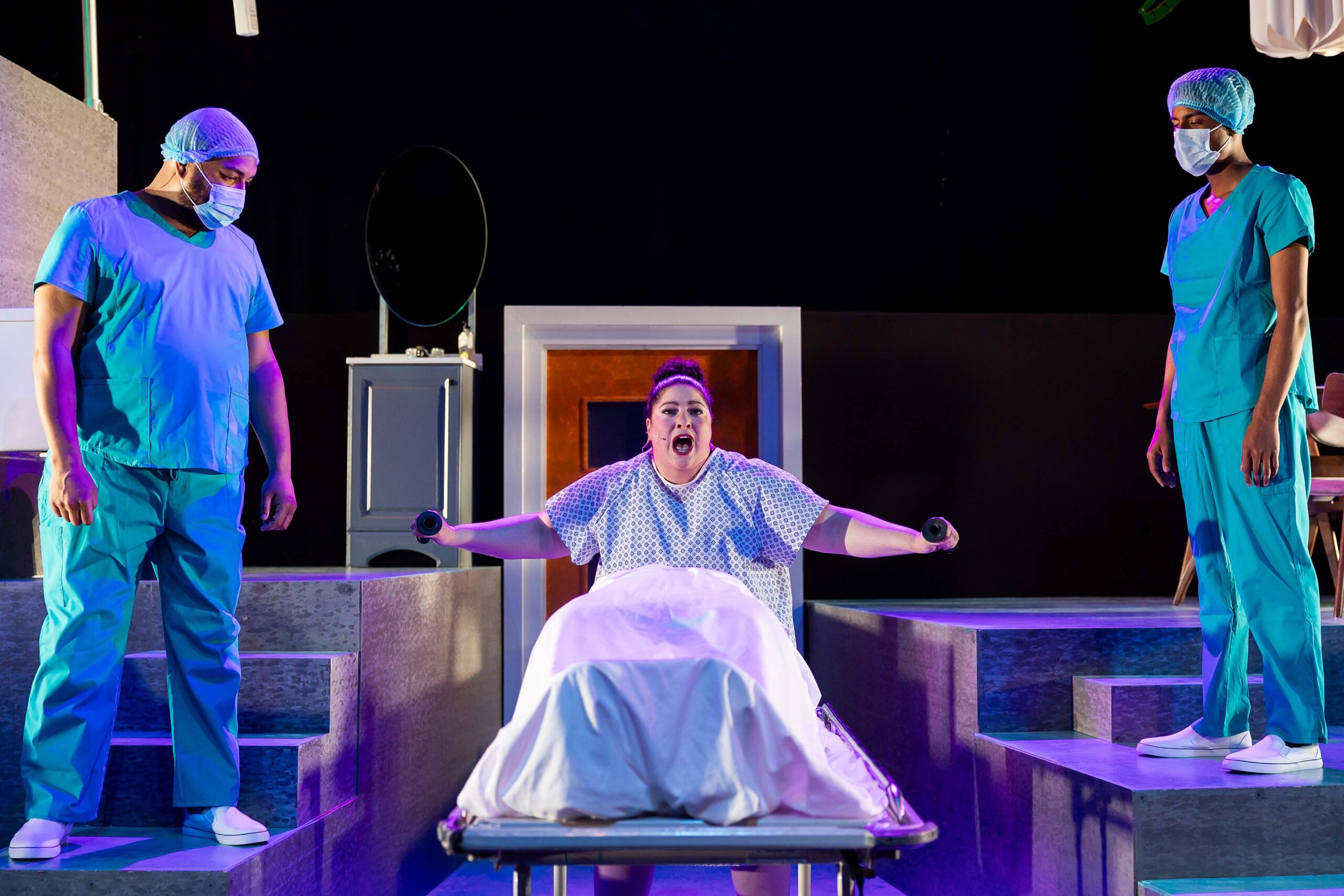 Anthony Pires, Jr., Sherée Marcelle, and Diego Cintrón in Central Square Theater and Front Porch Arts Collective's production of "next to normal". Photo: Maggie Hall.